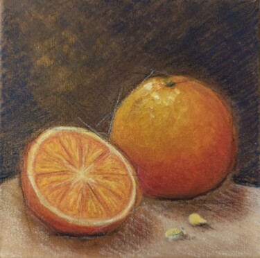 Painting titled "Still life No.6 Fre…" by Helga G, Original Artwork, Oil