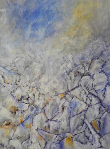 Pittura intitolato "Winter – inspired b…" da Helge Hensel, Opera d'arte originale, Olio