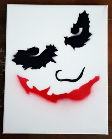 Painting titled "Joker" by Helios_art_fr, Original Artwork, Acrylic