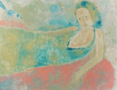 Картина под названием "Слушать пенье солов…" - Елена Романенко, Подлинное произведение искусства
