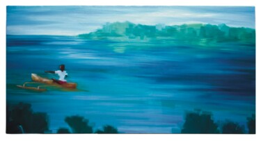 Pintura titulada "Sublime Solitude -…" por Hellokartoffen, Obra de arte original, Oleo Montado en Bastidor de camilla de mad…