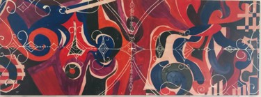 Pintura intitulada "Arabesco 1" por Heloana Terpan, Obras de arte originais, Acrílico