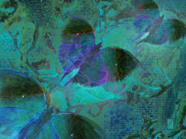 Digitale Kunst mit dem Titel "Papillons 1 Butterf…" von Hélène Patris, Original-Kunstwerk, Digitale Malerei