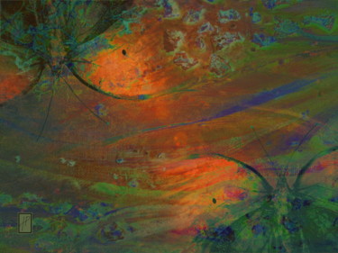 Digital Arts titled "Papillons 2 Butterf…" by Hélène Patris, Original Artwork, Digital Painting