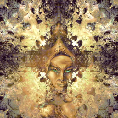 Digitale Kunst mit dem Titel "HYPNOSE HYPNOSIS  H…" von Hélène Patris, Original-Kunstwerk, Digitale Malerei