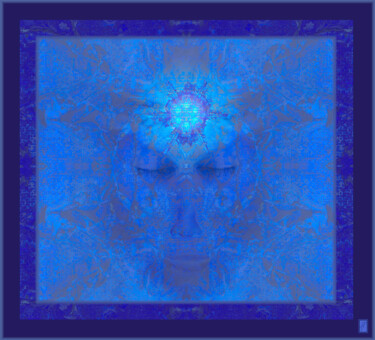 Digitale Kunst mit dem Titel "Intuition" von Hélène Patris, Original-Kunstwerk, Digitale Malerei