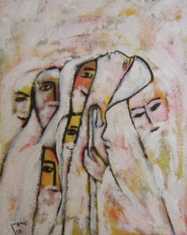 Картина под названием "Иосиф и его братья-…" - Moshe Hemain, Подлинное произведение искусства, Другой