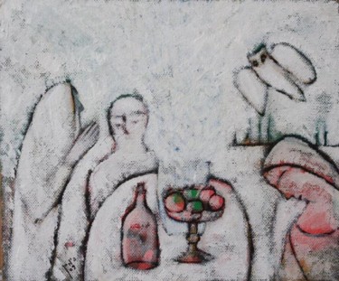 Картина под названием "Первые лучи солнца-…" - Moshe Hemain, Подлинное произведение искусства, Другой