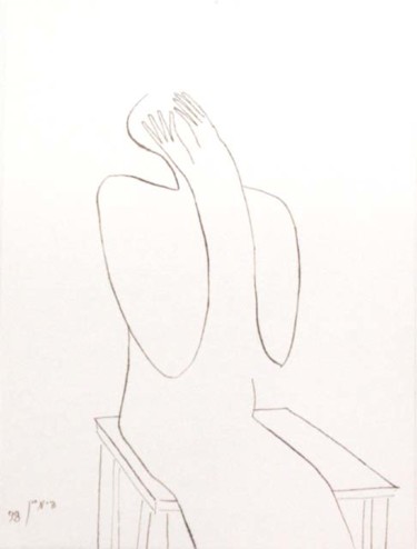 Рисунок под названием "Несогласная-The Obj…" - Moshe Hemain, Подлинное произведение искусства