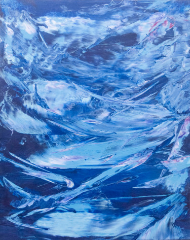 CHAOS - 30F - 01 - Deluge. Peinture intitulée "CHAOS - 30F - 01 -…" par Jérôme Hémain, Œuvre d'art originale, Acrylique