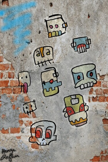 Digital Arts titled "Shinoda's Wall" by Hemza Zeghar, Original Artwork, Digital Painting