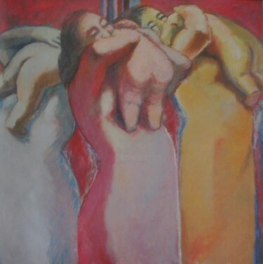 Peinture intitulée "My Baby" par Heng Eowlin, Œuvre d'art originale