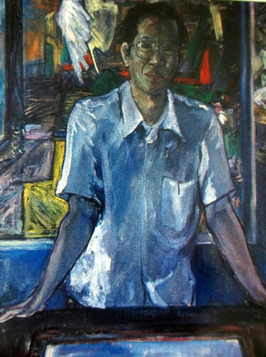 Painting titled "Cheung Pooi Yip, Wh…" by Heng Eowlin, Original Artwork
