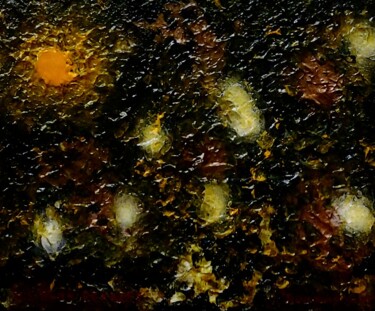 Peinture intitulée "Gebroken maan" par Henk Dekkers, Œuvre d'art originale, Huile