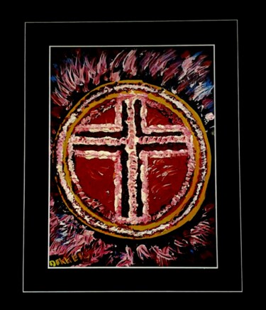 Malerei mit dem Titel "Jesus Christ Supers…" von Henk Dekkers, Original-Kunstwerk, Öl