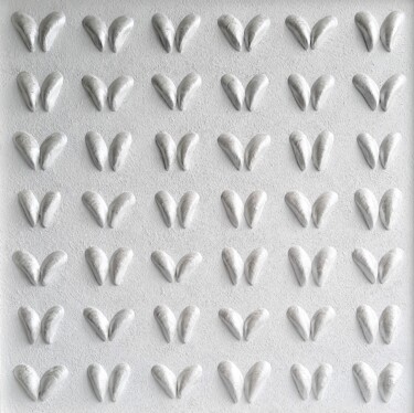 Картина под названием "Butterflies - objec…" - Henk Broeke, Подлинное произведение искусства, Акрил Установлен на Деревянная…