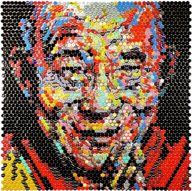 Коллажи под названием "Dalai Lama 2023" - Henning Leuschner, Подлинное произведение искусства, Коллажи