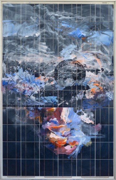 Malarstwo zatytułowany „Equilibrium 33” autorstwa Henok Getachew Woldegebreal, Oryginalna praca, Akryl Zamontowany na Inny s…