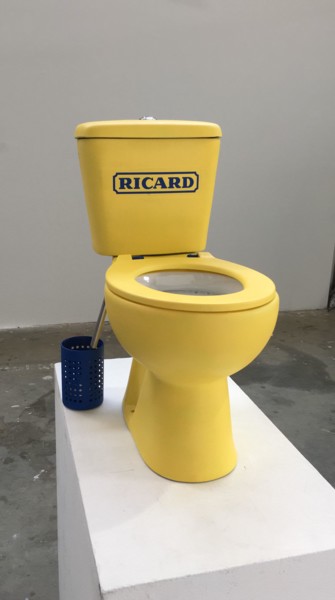 Instalação intitulada "Toilettes marseilla…" por Henri Bergot, Obras de arte originais, Instalação de arte