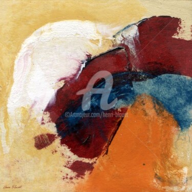 Peinture intitulée "Carré "Sans Titre"…" par Henri Blouet, Œuvre d'art originale, Huile