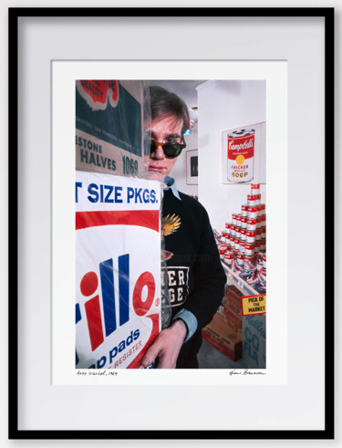 "A. Warhol,  Superma…" başlıklı Fotoğraf Henri Dauman tarafından, Orijinal sanat, Fotoşopsuz fotoğraf