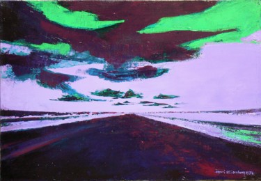 Painting titled "Route 2" by Henri Eisenberg, Original Artwork, Acrylic
