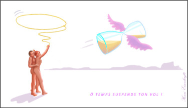 「Ô Temps suspends to…」というタイトルのデジタルアーツ Henri Eisenbergによって, オリジナルのアートワーク, 2Dデジタルワーク