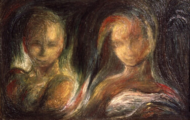 Peinture intitulée "Le Drap" par Henri Eisenberg, Œuvre d'art originale, Huile Monté sur Châssis en bois