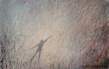 Картина под названием "L'Éperdu" - Henri Eisenberg, Подлинное произведение искусства, Акрил Установлен на Деревянная рама дл…