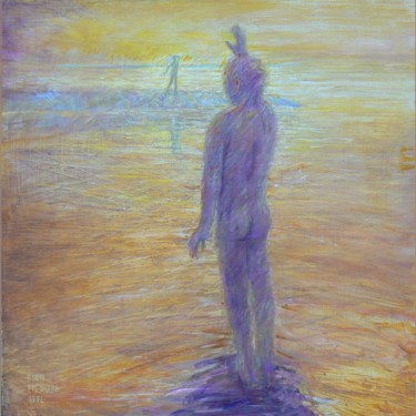 Painting titled "L'Appel" by Henri Eisenberg, Original Artwork, Acrylic