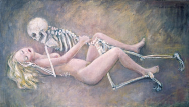 Peinture intitulée "En Chair et en Os (…" par Henri Eisenberg, Œuvre d'art originale, Acrylique Monté sur Châssis en bois