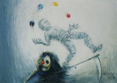 Pintura titulada "La Parabole du Jong…" por Henri Eisenberg, Obra de arte original, Acrílico Montado en Bastidor de camilla…