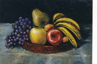 Painting titled "Fruits" by Henri Eisenberg, Original Artwork, Acrylic
