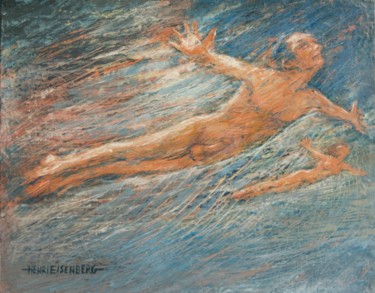 Painting titled "Planants" by Henri Eisenberg, Original Artwork, Acrylic