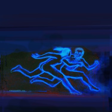 Цифровое искусство под названием "Course" - Henri Eisenberg, Подлинное произведение искусства, Цифровая живопись