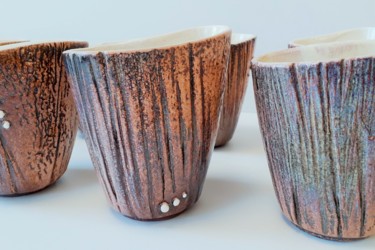 Mug Design intitulée "Mug" par He-Lam, Œuvre d'art originale, Art de la table