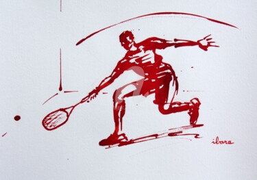 Drawing titled "Squash N°3" by Henri Ibara, Original Artwork, Ink