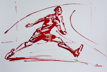 Drawing titled "Squash N°4" by Henri Ibara, Original Artwork, Ink