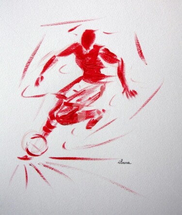 Drawing titled "football-n-7-dessin…" by Henri Ibara, Original Artwork, Other