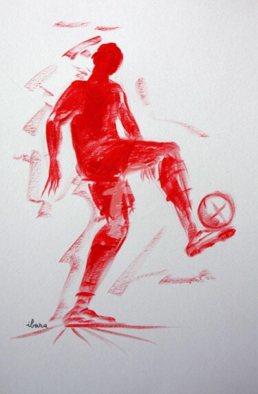 Drawing titled "football-n-13-dessi…" by Henri Ibara, Original Artwork, Other