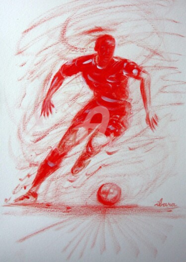 Drawing titled "football-n-22-dessi…" by Henri Ibara, Original Artwork, Other