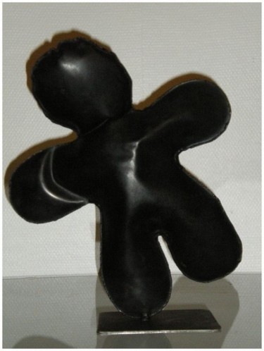 Sculpture intitulée "N°2 - Pti bonhomme" par Henri Iglesis, Œuvre d'art originale, Métaux