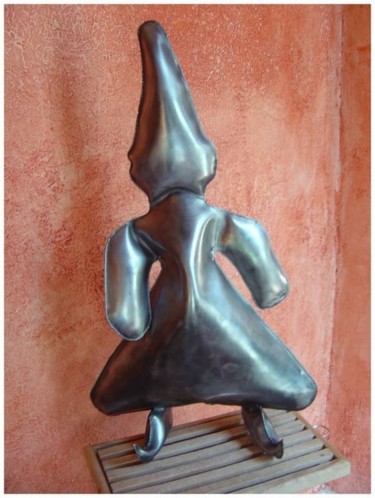 Sculpture intitulée "N°6 - Le mage" par Henri Iglesis, Œuvre d'art originale, Métaux