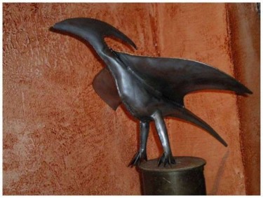 Sculpture intitulée "N°12 - Oiseau Préhi…" par Henri Iglesis, Œuvre d'art originale, Métaux