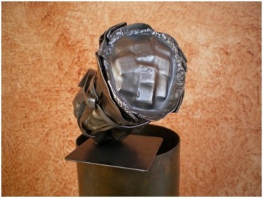 Sculpture intitulée "N°20 - Sac de cadea…" par Henri Iglesis, Œuvre d'art originale, Métaux