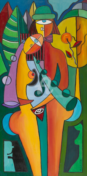 Peinture intitulée "FRUITS DEFENDUS1" par Henri Wojcik, Œuvre d'art originale, Acrylique
