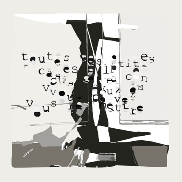 Grafika cyfrowa / sztuka generowana cyfrowo zatytułowany „blast_5” autorstwa Henry Pouillon, Oryginalna praca, 2D praca cyfr…