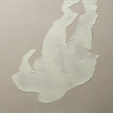 Peinture intitulée "les ombres 03" par Henry Pouillon, Œuvre d'art originale, Huile Monté sur Carton
