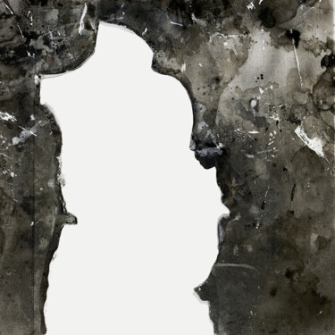 Arts numériques intitulée "ombre blanche (num6)" par Henry Pouillon, Œuvre d'art originale, Travail numérique 2D