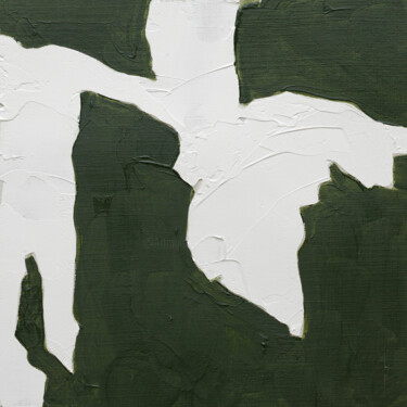 绘画 标题为“les ombres (35)” 由Henry Pouillon, 原创艺术品, 油 安装在其他刚性面板上
